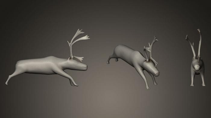 Animal figurines (STKJ_0220) 3D model for CNC machine